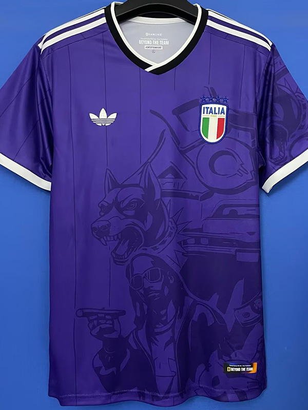 25-26 Italy Purple Special Edition Training shirts (游戏图案)