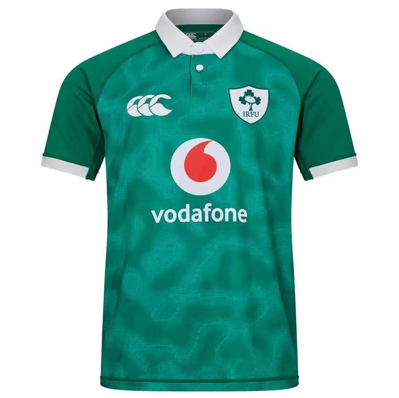 2026 Ireland Home Green Polo Rugby Jersey (有领)