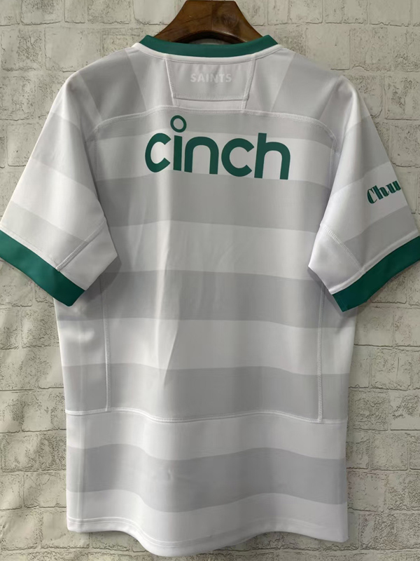 2025 Northampton Saints Away White Rugby Jersey (圆领)