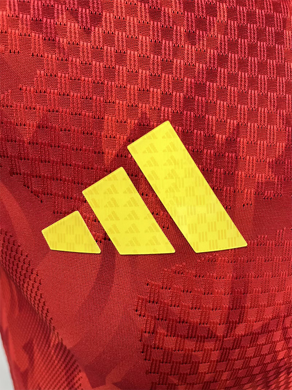 2026 Belgium Home Long Sleeve Player Version Soccer Jersey (长袖球员)