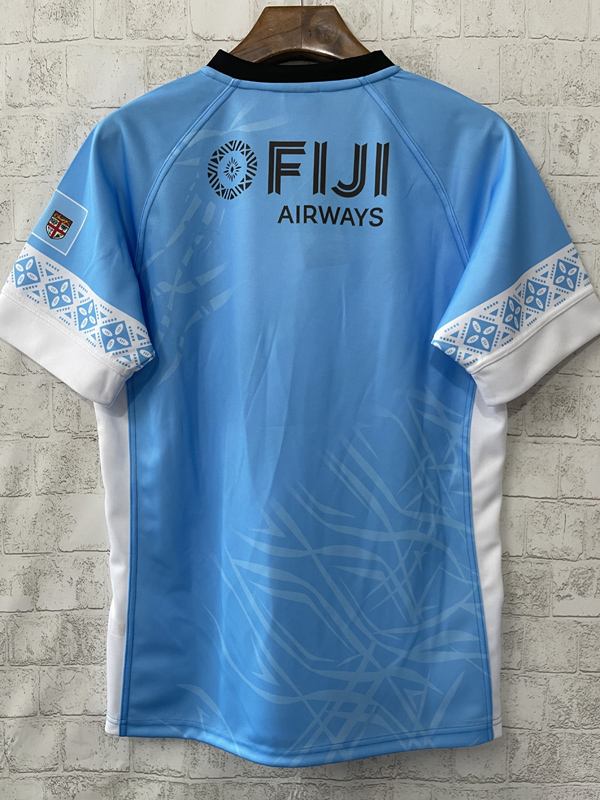 2025 FIJI Away White Rugby Jersey (圆领)