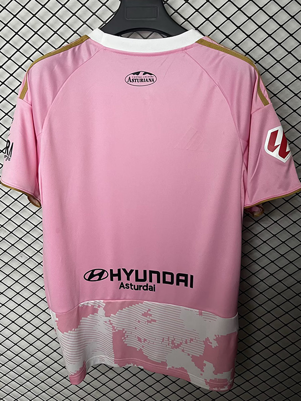 25-26 Real Oviedo Pink Fans Soccer Jersey