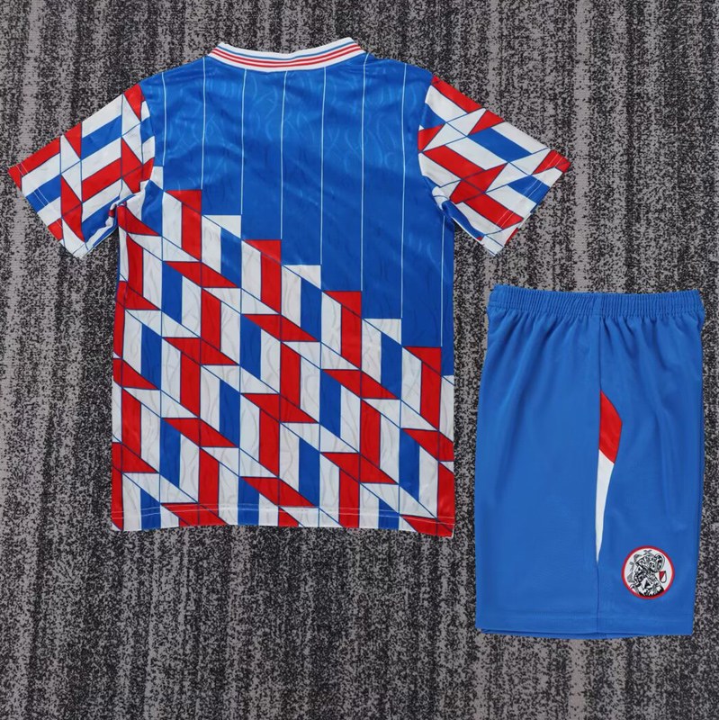 1988-1990 Ajax Away Kids Retro Soccer Jersey