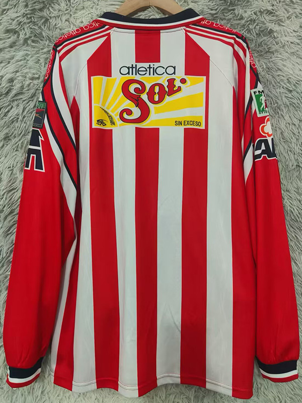 1998 Chivas Home Long Sleeve Retro Soccer Jersey (长袖)