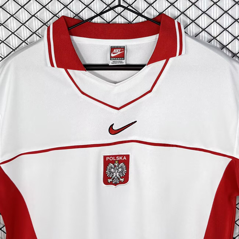1997 Poland Home Retro Soccer Jersey