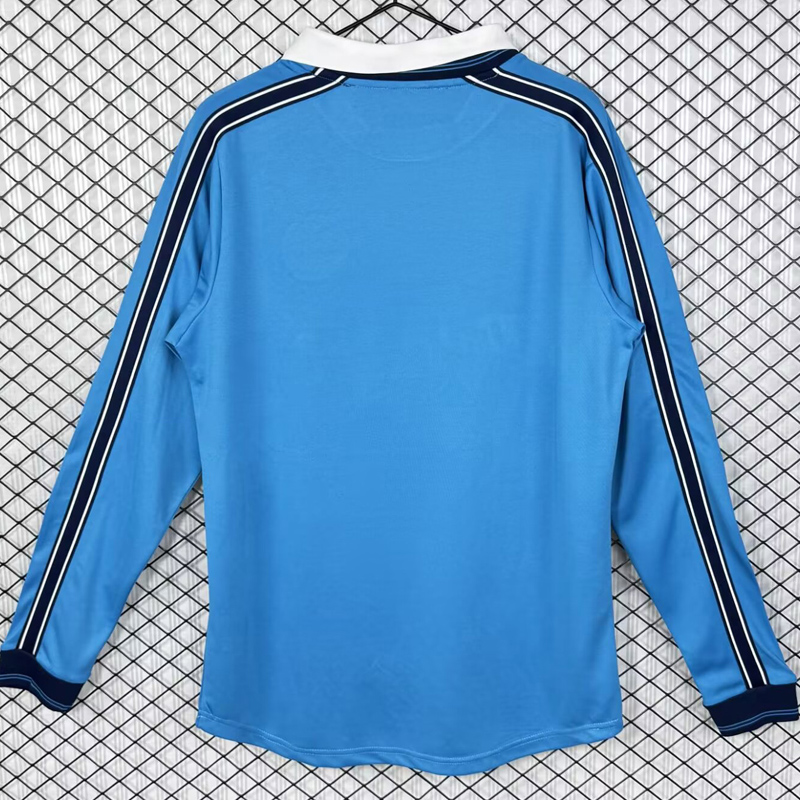 1998-1999 Napoli Home Long Sleeve Retro Soccer Jersey (长袖)