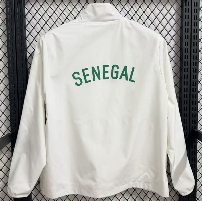 25-26 Senegal White Windbreaker #L1081