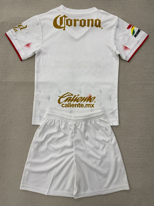 25-26 Toluca Away Kids Soccer Jersey