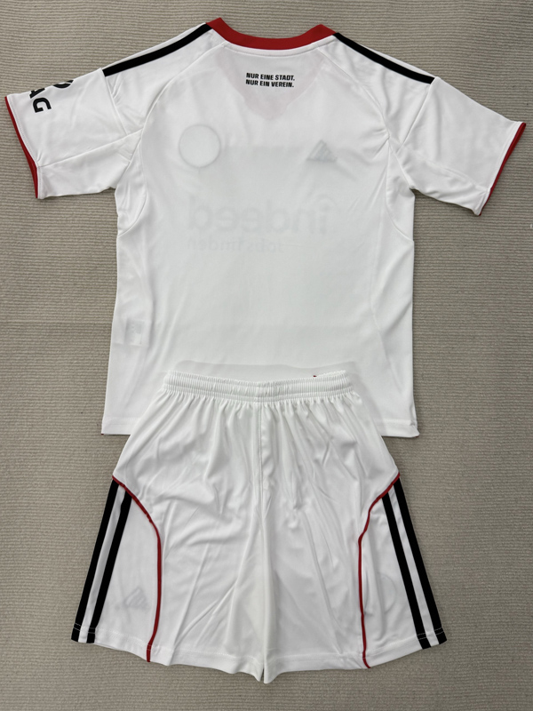 25-26 Frankfurt Away Kids Soccer Jersey
