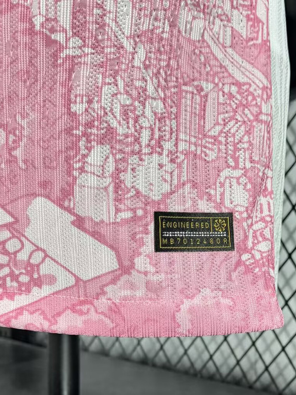 25-26 Brazil Pink White Special Edition Player Version Soccer Jersey