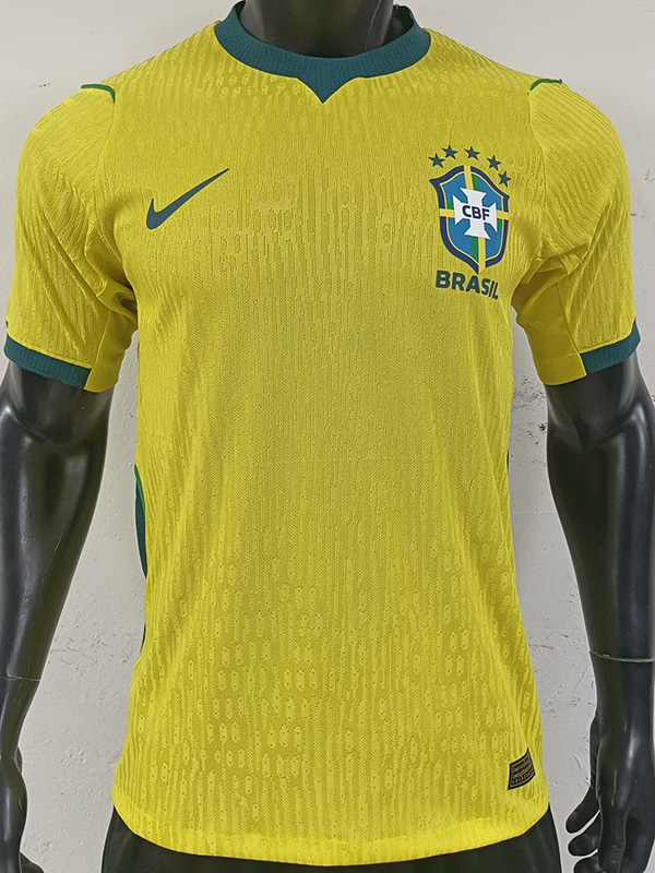26-27 Brazil  Yellow Player Version Soccer Jersey