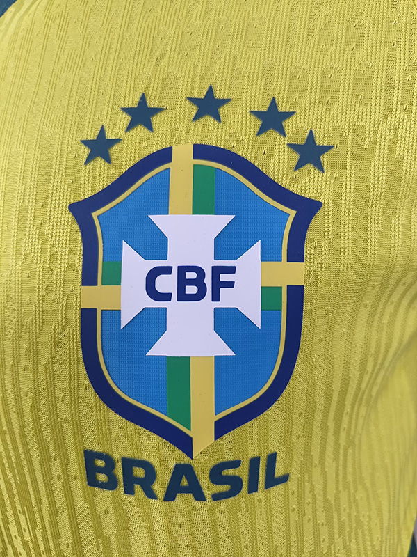 26-27 Brazil  Yellow Player Version Soccer Jersey