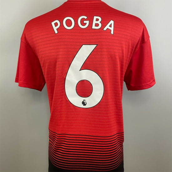 2018-2019 Man Utd Home Long Sleeve Retro Soccer Jersey (长袖)