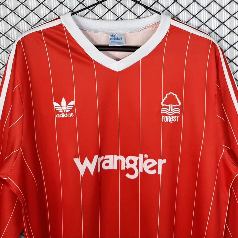 1982-1984 Nottingham Forest Home Long Sleeve Retro Soccer Jersey (长袖)