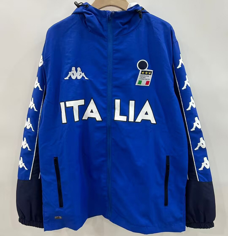 25-26 Italy Blue Windbreaker