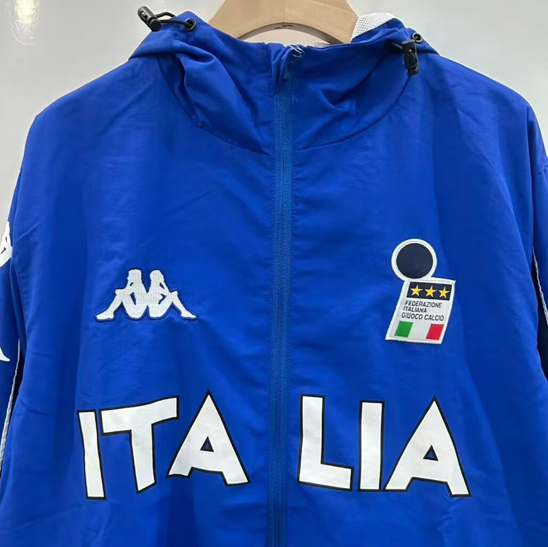 25-26 Italy Blue Windbreaker