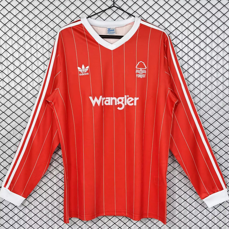 1982-1984 Nottingham Forest Home Long Sleeve Retro Soccer Jersey (长袖)