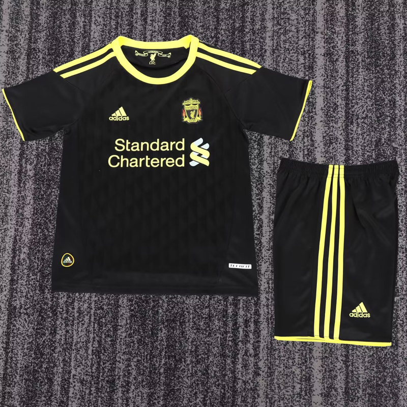 2010-2011 LIV Third Kids Retro Soccer Jersey