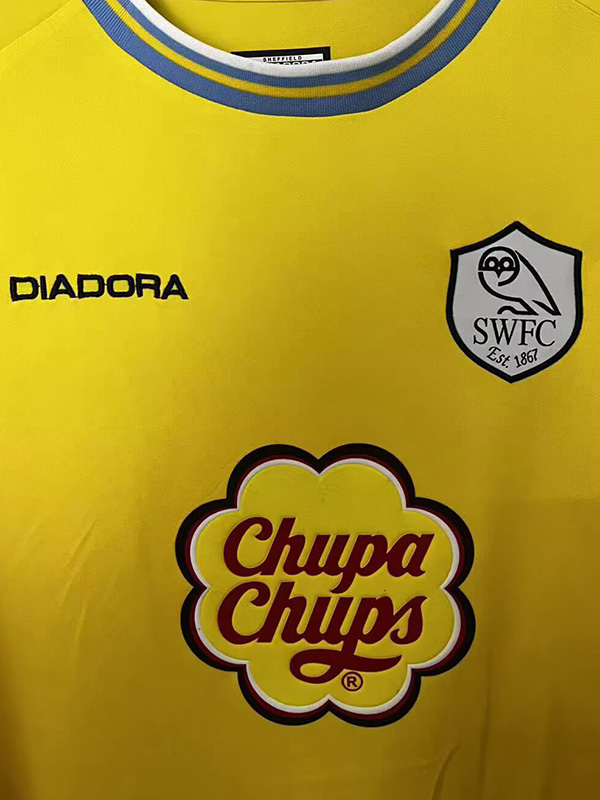 2001 Sheffield Wednesday Away Retro Soccer Jersey