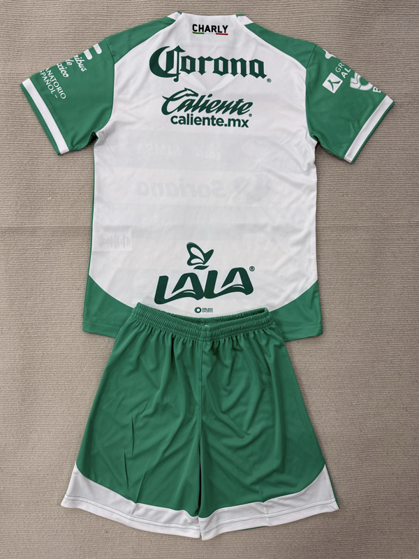 25-26 Santos Laguna Home Kids Soccer Jersey