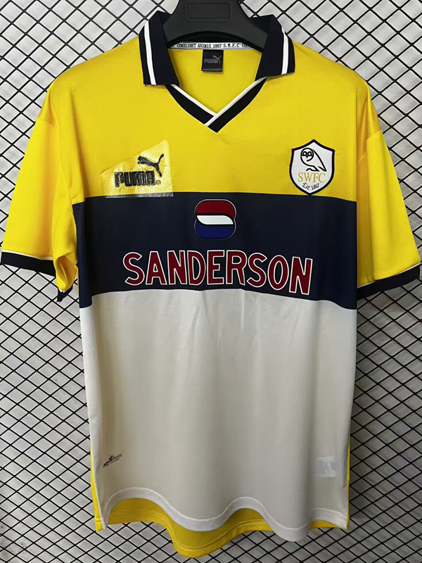 1999 Sheffield Wednesday Away Retro Soccer Jersey