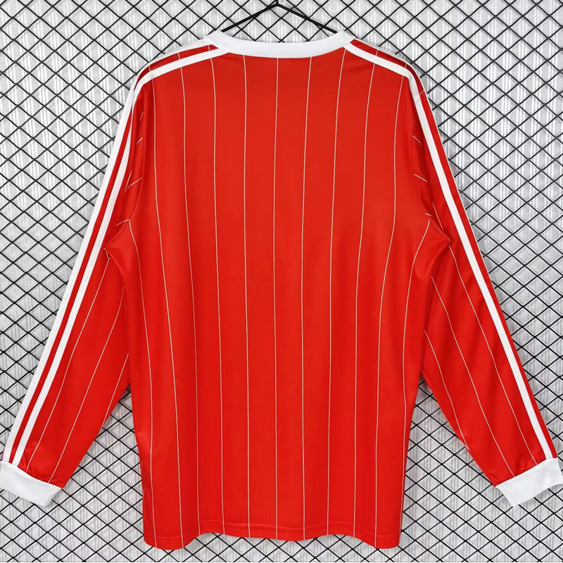 1982-1984 Nottingham Forest Home Long Sleeve Retro Soccer Jersey (长袖)
