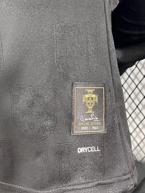 25-26 Portugal Black Special Edition Long Sleeve Player Version Soccer Jersey (长袖球员)