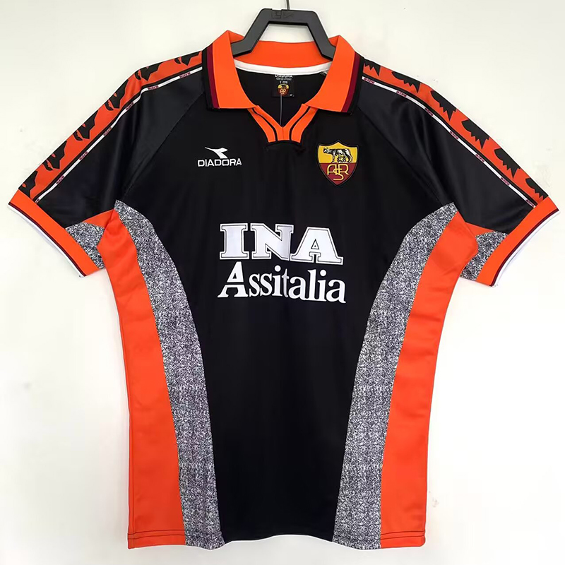 1998-1999 Roma Third Retro Soccer Jersey