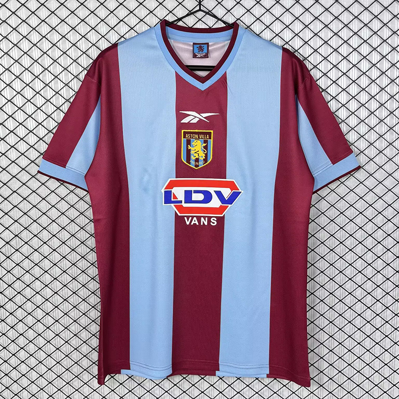 1999-2000 Aston Villa Home Retro Soccer Jersey