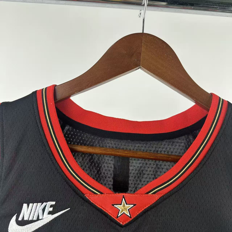 25-26 76ERS MAXEY #0 Black Top Quality Hot Pressing NBA Jersey (V领)