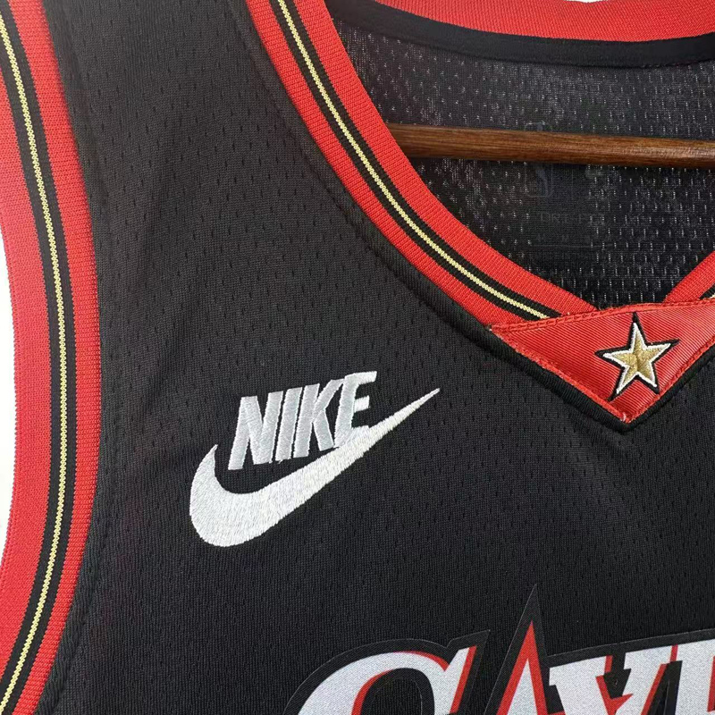 25-26 76ERS IVERSON #3 Black Top Quality Hot Pressing NBA Jersey (V领)