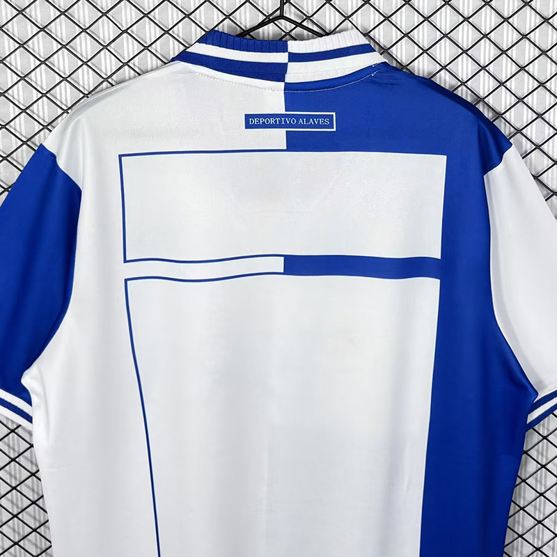 1999-2000 Alaves Home Retro Soccer Jersey