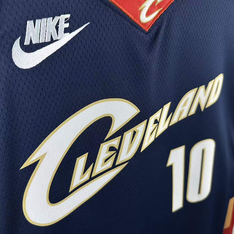 25-26 Cleveland Cavaliers GARLAND #10 Royal blue Retro Top Quality Hot Pressing NBA Jersey (V领)