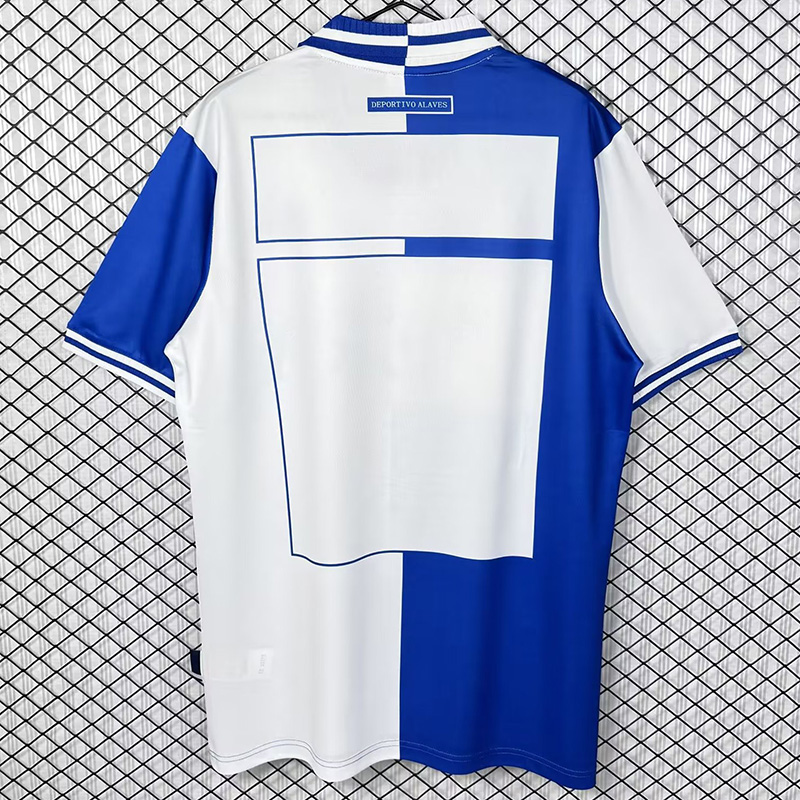 1999-2000 Alaves Home Retro Soccer Jersey