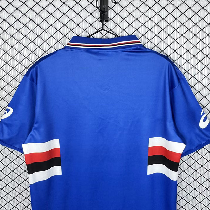2003-2004 Sampdoria Home Retro Soccer Jersey