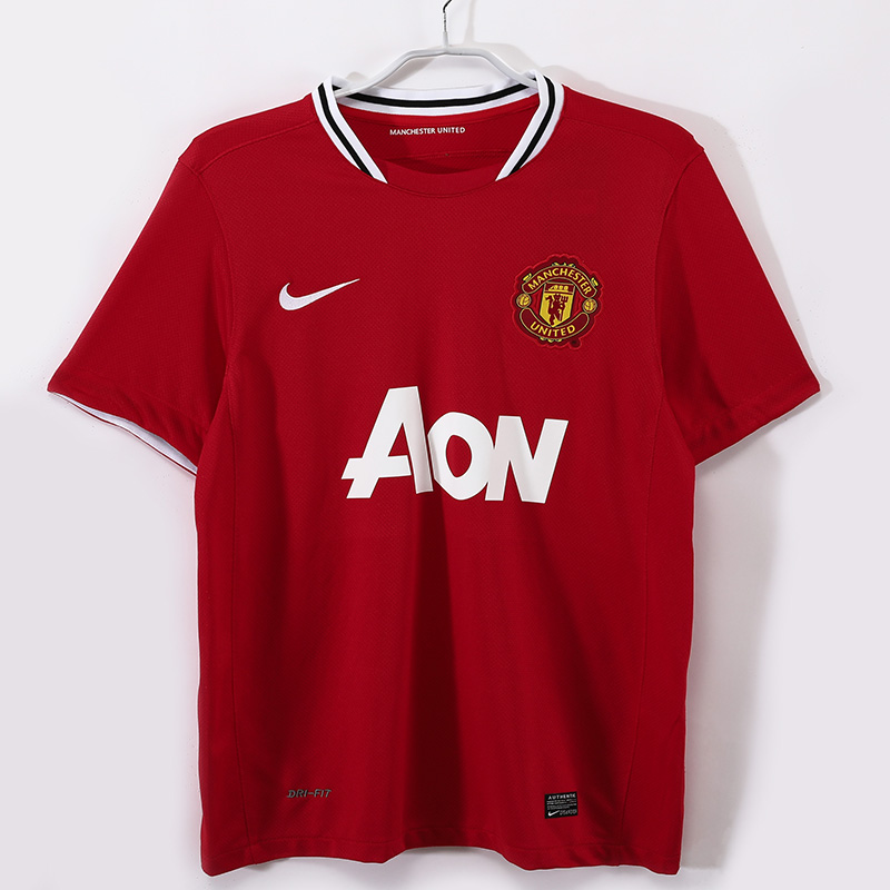 2011-2012 Man Utd Home Retro Soccer Jersey