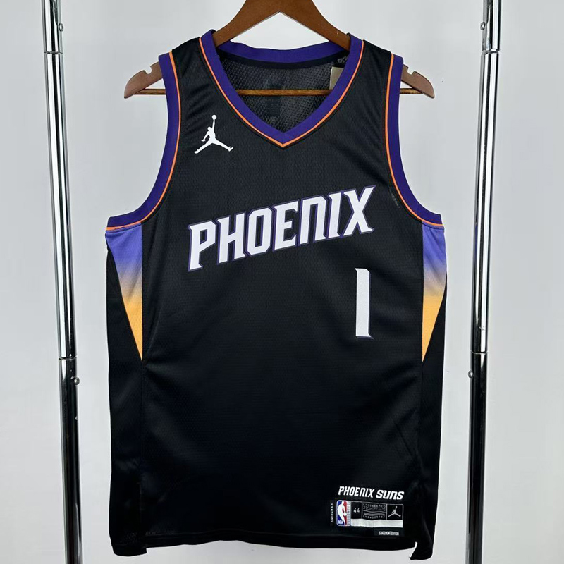 25-26 SUNS BOOKER #1 Black Top Quality Hot Pressing NBA Jersey