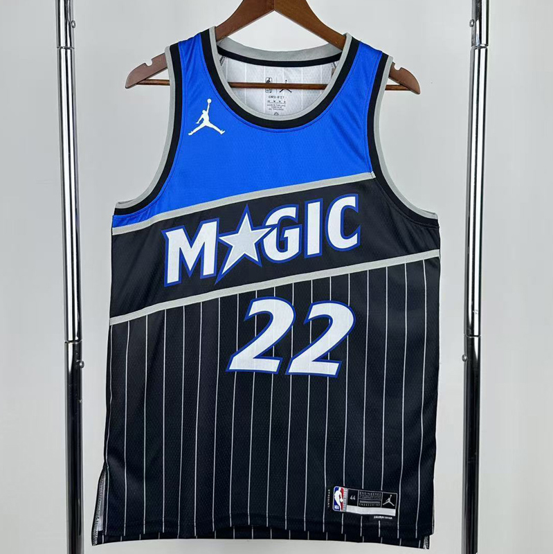 25-26 Magic WAGNER #22 Black Top Quality Hot Pressing NBA Jersey (Trapeze Edition) 飞人版