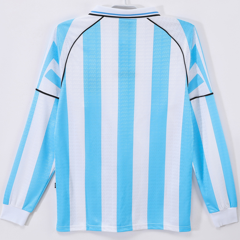 1996-1997 Argentina Home Long Sleeve Retro Soccer Jersey (长袖)