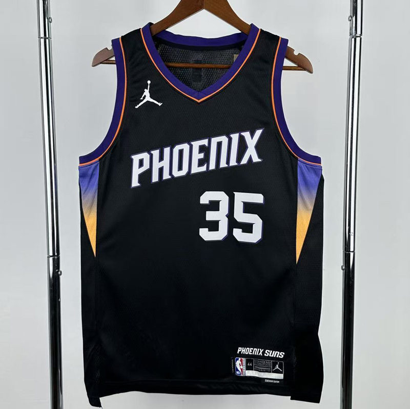 25-26 SUNS DURANT #35 Black Top Quality Hot Pressing NBA Jersey