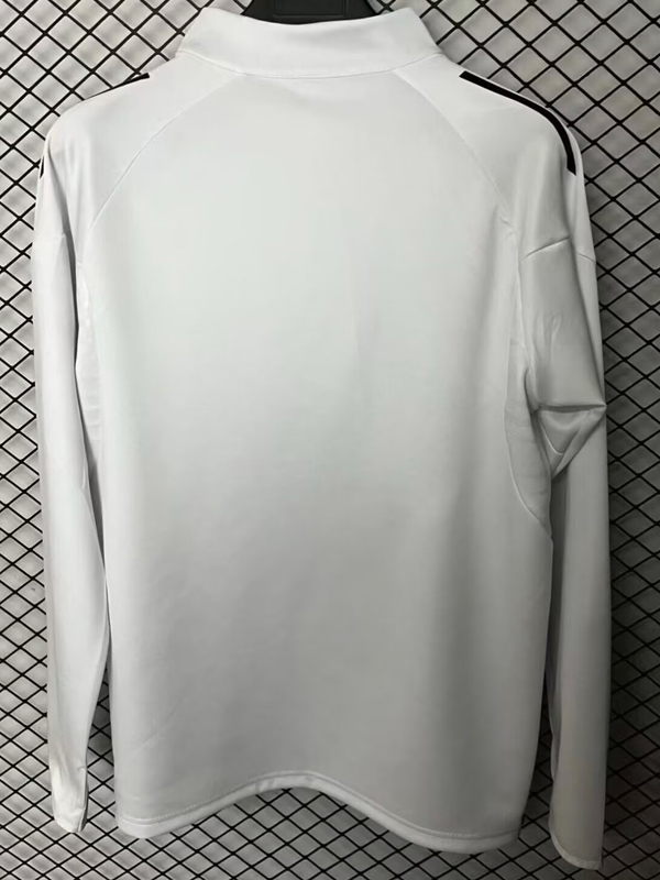 25-26 Sevilla White Half Pull Sportswear Top #半拉上衣