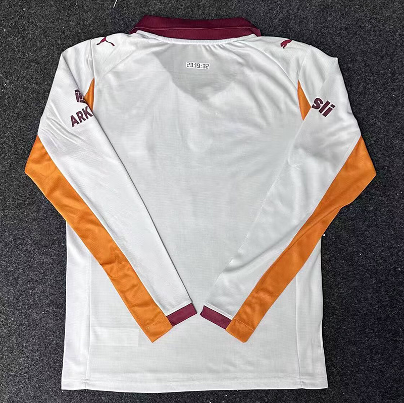25-26 Galatasaray Away Long Sleeve Soccer Jersey (长袖)
