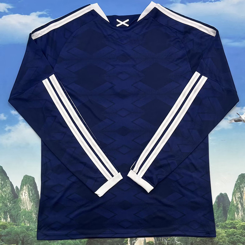 26-27 Scotland Home Long Sleeve Soccer Jersey (长袖)
