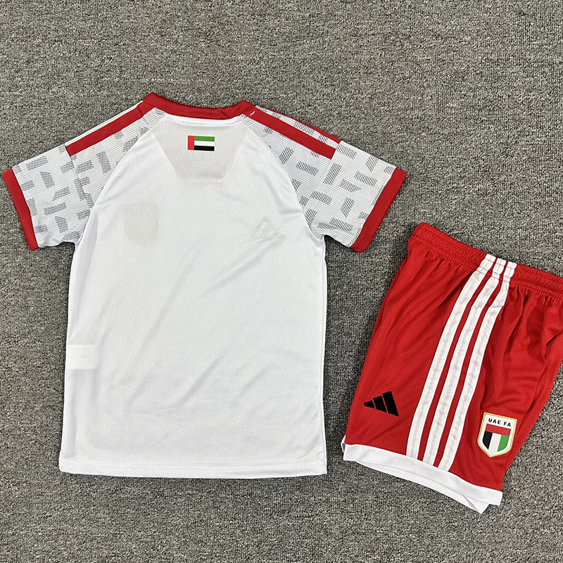 26-27 United Arab Emirates Home Kids Soccer Jersey