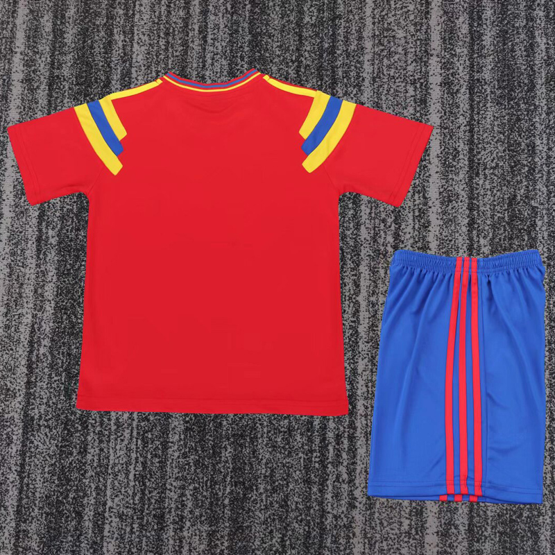 1990 Colombia Away Kids Retro Soccer Jersey