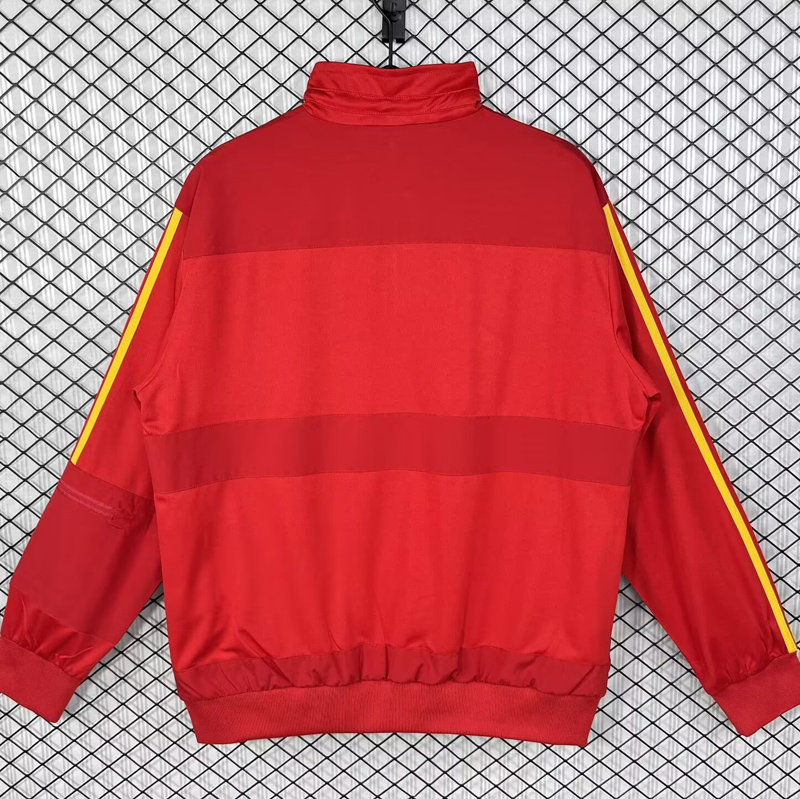 2010 Spain Red Retro Windbreaker