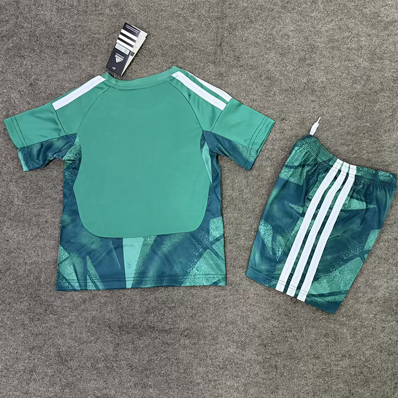 26-27 Germany Green Goalkeeper Kids Soccer Jersey