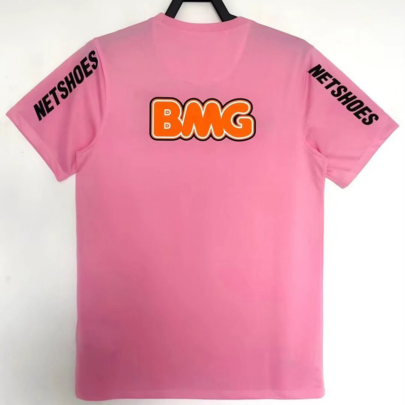 2012-2013 Santos FC Pink Retro Soccer Jersey