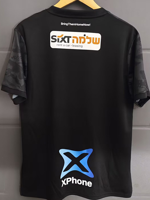25-26 Hapoel Tel Aviv Black Fans Soccer Jersey
