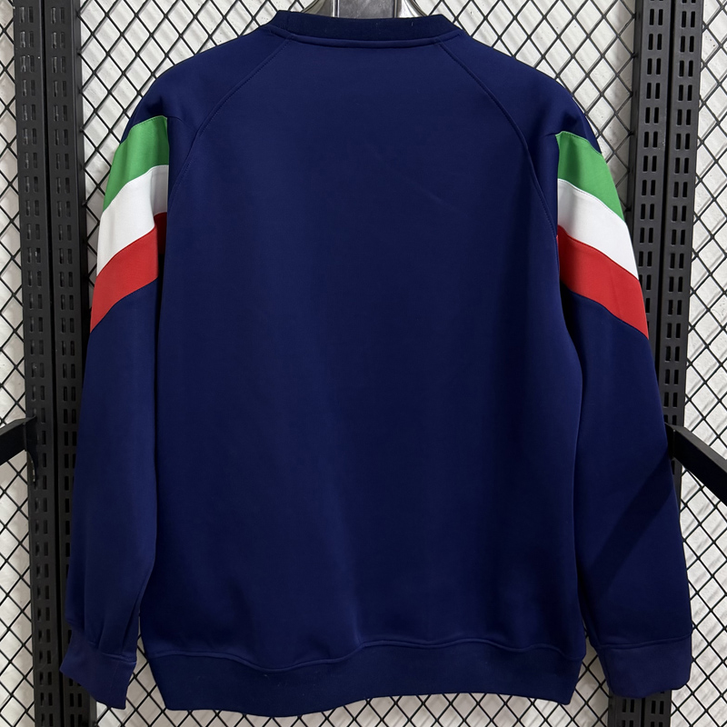 25-26 Italy Royal blue Hoodie (无帽卫衣)